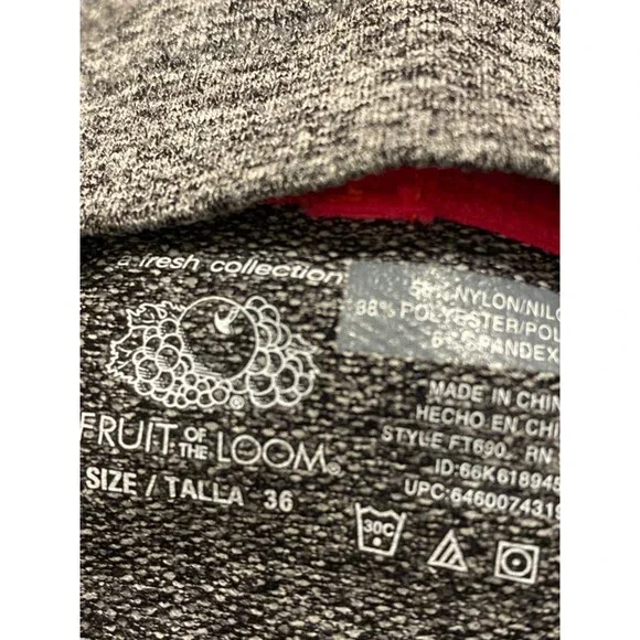 Fruit of the Loom Bra/Bralette~Lightly Padded~Gray/Pink~Girls size 36 NWOT - Picture 3 of 3